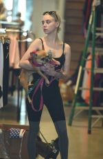 ALESSANDRA TORRESANI Walks Her Dogs Out in Los Angeles 04/10/2017