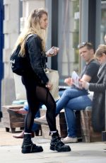 ALICE DELLAL Out and About in London 04/25/2017