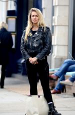 ALICE DELLAL Out and About in London 04/25/2017