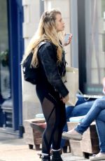 ALICE DELLAL Out and About in London 04/25/2017