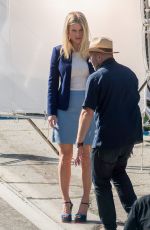 ALICE EVE on the Set of Hannah Royce