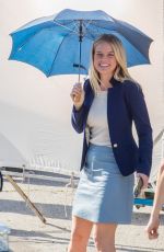 ALICE EVE on the Set of Hannah Royce