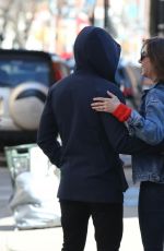 ALISON BRIE and Dave Franco Out and About in New York 04/08/2017