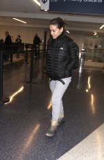 ALYSSA MILANO at LAX Airport in Los Angeles 04/02/2017
