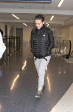 ALYSSA MILANO at LAX Airport in Los Angeles 04/02/2017