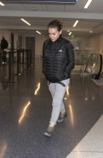 ALYSSA MILANO at LAX Airport in Los Angeles 04/02/2017