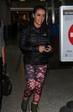 ALYSSA MILANO at Los Angeles International Airport 04/04/2017