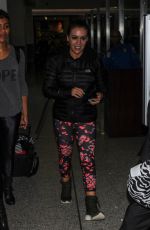 ALYSSA MILANO at Los Angeles International Airport 04/04/2017