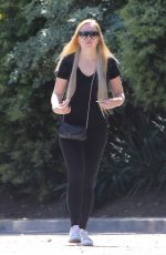 AMANDA BYNES Out Hikking in Hollywood 04/20/2017