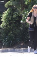 AMANDA BYNES Out Hikking in Hollywood 04/20/2017
