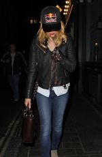 AMANDA HOLDEN Leaves Vaudeville Theatre in London 04/18/2017