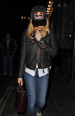 AMANDA HOLDEN Leaves Vaudeville Theatre in London 04/18/2017