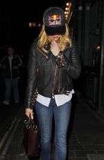 AMANDA HOLDEN Leaves Vaudeville Theatre in London 04/18/2017
