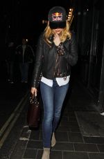 AMANDA HOLDEN Leaves Vaudeville Theatre in London 04/18/2017