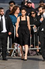 AMANDA PEET Arrives at Jimmy Kimmel Live in Los Angeles 04/03/2017