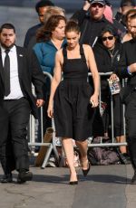 AMANDA PEET Arrives at Jimmy Kimmel Live in Los Angeles 04/03/2017