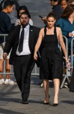AMANDA PEET Arrives at Jimmy Kimmel Live in Los Angeles 04/03/2017