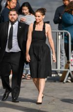AMANDA PEET Arrives at Jimmy Kimmel Live in Los Angeles 04/03/2017
