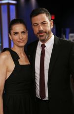 AMANDA PEET at Jimmy Kimmel Live 04/03/2017