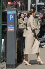 AMANDA PEET Out for Lunch at Dean & DeLuca in New York 04/05/2017