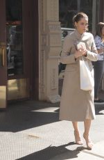 AMANDA PEET Out for Lunch at Dean & DeLuca in New York 04/05/2017