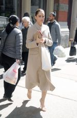 AMANDA PEET Out for Lunch at Dean & DeLuca in New York 04/05/2017