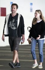 AMANDA SEYFRIED and Thomas Sadoski at a Starbucks in Los Angeles 04/11/2017