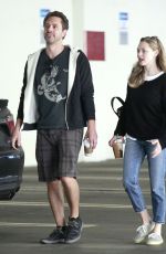 AMANDA SEYFRIED and Thomas Sadoski at a Starbucks in Los Angeles 04/11/2017