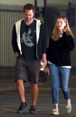 AMANDA SEYFRIED and Thomas Sadoski at a Starbucks in Los Angeles 04/11/2017