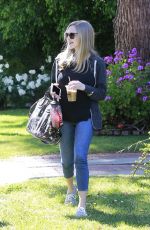 AMANDA SEYFRIED Leaves a Friend in Studio City 04/20/2017