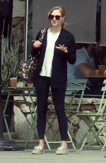 AMANDA SEYFRIED Out for Coffee in Los Angeles 04/13/2017