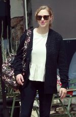 AMANDA SEYFRIED Out for Coffee in Los Angeles 04/13/2017