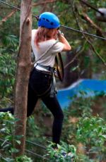 AMBER HEARD and Elon Musk at Currumbin Wildlife Sanctuary in Currumbin 04/23/2017