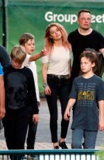 AMBER HEARD and Elon Musk at Currumbin Wildlife Sanctuary in Currumbin 04/23/2017