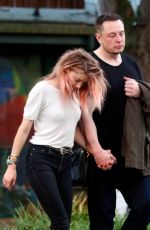 AMBER HEARD and Elon Musk at Currumbin Wildlife Sanctuary in Currumbin 04/23/2017