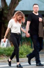 AMBER HEARD and Elon Musk at Currumbin Wildlife Sanctuary in Currumbin 04/23/2017