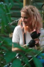 AMBER HEARD and Elon Musk at Currumbin Wildlife Sanctuary in Currumbin 04/23/2017