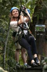 AMBER HEARD and Elon Musk at Currumbin Wildlife Sanctuary in Currumbin 04/23/2017