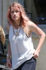 AMBER HEARD Out and About in West Hollywood 04/13/2017