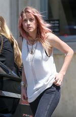 AMBER HEARD Out and About in West Hollywood 04/13/2017