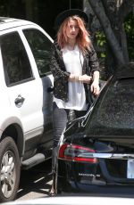 AMBER HEARD Out and About in West Hollywood 04/13/2017