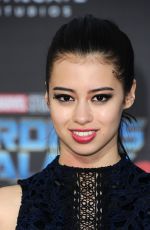 AMBER MIDTHUNDER at Guardians of the Galaxy Vol. 2 Premiere in Hollywood 04/19/2017