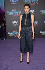 AMBER MIDTHUNDER at Guardians of the Galaxy Vol. 2 Premiere in Hollywood 04/19/2017