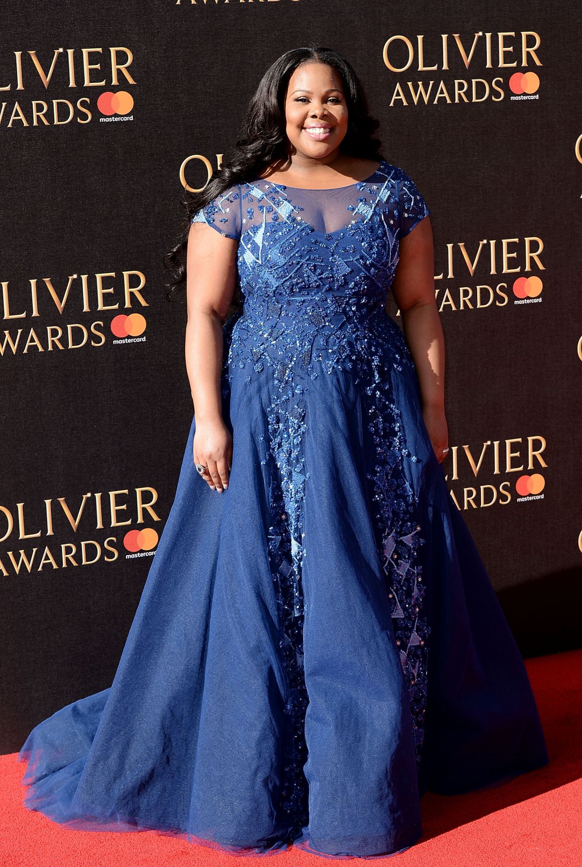 AMBER RILEY at Olivier Awards in London 04/09/2017