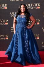 AMBER RILEY at Olivier Awards in London 04/09/2017