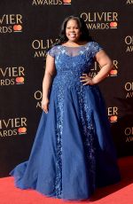 AMBER RILEY at Olivier Awards in London 04/09/2017