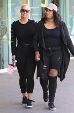 AMBER ROSE at Lash Store in Encino 04/02/2017