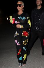 AMBER ROSE at Neon Carnival at Coachella Festival 04/15/2017