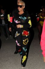 AMBER ROSE at Neon Carnival at Coachella Festival 04/15/2017