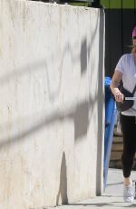 AMY ADAMS Riding a Scooter Out in Studio City 04/01/2017